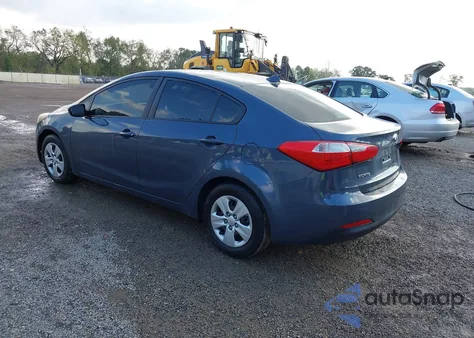 2016 Kia Forte Lx from USA, damaged, VIN KNAFK4A63G5551922